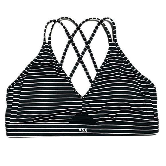 Victorias Secret Vsx Strappy back padded with removable padding sport bra L